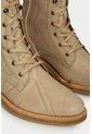 Botines Lirio De Cuero Para Mujer Tipo Militar Beige Botines Lirio De Cuero Para Mujer Tipo Militar Beige 41 VÉLEZ de Vélez