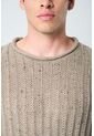 Sweater Selva Tejido Para Hombre Cuello Bandeja Sweater Selva Tejido Para Hombre Cuello Bandeja Tabaco M VÉLEZ de Vélez