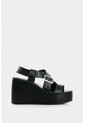 Sandalia Plataforma De Cuero Folia Para Mujer Light Sandalia Plataforma De Cuero Folia Para Mujer Light Negro 34 VÉLEZ de Vélez