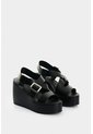 Sandalia Plataforma De Cuero Folia Para Mujer Light Sandalia Plataforma De Cuero Folia Para Mujer Light Negro 34 VÉLEZ de Vélez