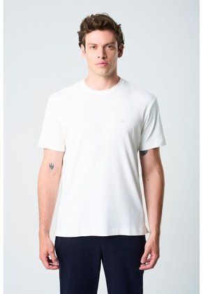 Camiseta Manga Corta Lerici Para Hombre Semi Fitted Camiseta Manga Corta Lerici Para Hombre Semi Fitted Blanco XL VÉLEZ