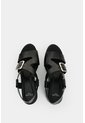 Sandalia Plataforma De Cuero Folia Para Mujer Light Sandalia Plataforma De Cuero Folia Para Mujer Light Negro 34 VÉLEZ de Vélez