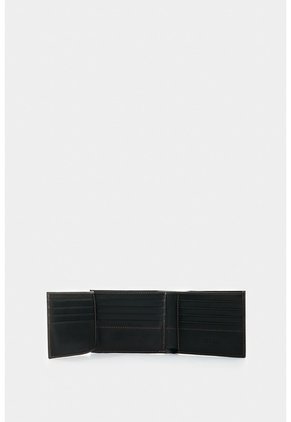 Billetera De Cuero Para Hombre Costuras 3 Billetera De Cuero Para Hombre Costuras 3 Negro VÉLEZ