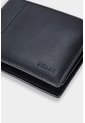 Billetera Draco De Cuero Para Hombre Mezcla De Texturas Billetera Draco De Cuero Para Hombre Mezcla De Texturas Negro VÉLEZ de Vélez