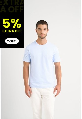 Camiseta Micropima Arizona Para Hombre Semi Ajustada Camiseta Micropima Arizona Para Hombre Semi Ajustada Azul Claro M VÉLEZ Vélez