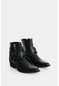 Botin En Cuero Con Acabado Desgastado Para Mujer Ocaso Botin En Cuero Con Acabado Desgastado Para Mujer Ocaso Negro 38 VÉLEZ de Vélez