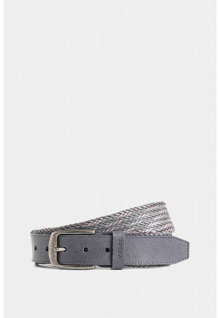 Cinturón Unifaz Ciruela 3 De Cuero Para Hombre Trenzado Cinturón Unifaz Ciruela 3 De Cuero Para Hombre Trenzado Gris S VÉLEZ