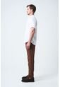 Pantalón Aron En Lino Para Hombre Ribete Cuero Pantalón Aron En Lino Para Hombre Ribete Cuero Tabaco 38 VÉLEZ de Vélez