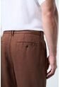 Pantalón Aron En Lino Para Hombre Ribete Cuero Pantalón Aron En Lino Para Hombre Ribete Cuero Tabaco 38 VÉLEZ de Vélez