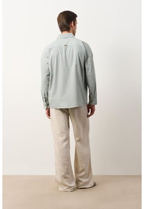 Camisa Para Hombre Ruibarbo Camisa Para Hombre Ruibarbo Verde Oliva XL VÉLEZ