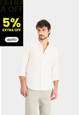 Camisa Oxford Manga Larga Calagua Para Hombre Semifitted Camisa Oxford Manga Larga Calagua Para Hombre Semifitted Blanco XS VÉLEZ Vélez