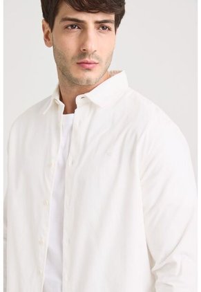 Camisa Parús En Algodón Para Hombre Mini Corduroy Camisa Parús En Algodón Para Hombre Mini Corduroy Blanco M Vélez