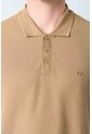 Polo Para Hombre Semi Fit Detalle Jacquard Polo Para Hombre Semi Fit Detalle Jacquard Tabaco XXL VÉLEZ de Vélez