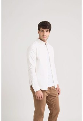 Camisa Parús En Algodón Para Hombre Mini Corduroy Camisa Parús En Algodón Para Hombre Mini Corduroy Blanco M Vélez