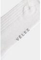 Calcetines Largos Sendero Para Mujer Acanalados Calcetines Largos Sendero Para Mujer Acanalados Crema XS VÉLEZ de Vélez