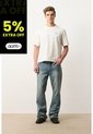 Camiseta Oversized En Algodón Para Hombre Camiseta Oversized En Algodón Para Hombre Blanco XXL VÉLEZ de Vélez