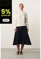 Sweater Oversized Tejido En Algodón Para Mujer Cuma Sweater Oversized Tejido En Algodón Para Mujer Cuma Crema M VÉLEZ de Vélez