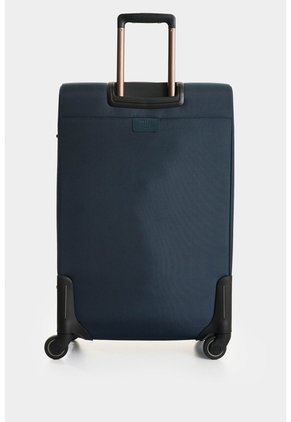Maleta De Viaje En Lona Y Cuero Galaxy 25 Pulg Maleta De Viaje En Lona Y Cuero Galaxy 25 Pulg Azul Oscuro VÉLEZ