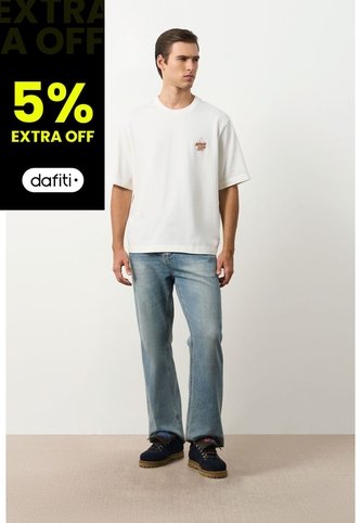 Camiseta Para Hombre Camiseta Para Hombre Crema M VÉLEZ Vélez