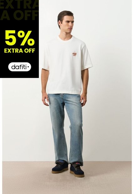 Camiseta Para Hombre Camiseta Para Hombre Crema M VÉLEZ