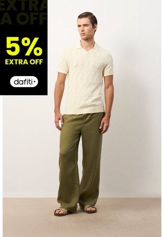 Polo Manga Corta Tejuda Para Hombre Cienaga Polo Manga Corta Tejuda Para Hombre Cienaga Crema XL VÉLEZ Vélez