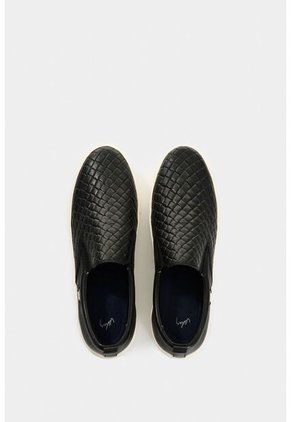 Mocasines De Cuero Grabado Para Mujer Anastasia Mocasines De Cuero Grabado Para Mujer Anastasia Negro 41 VÉLEZ