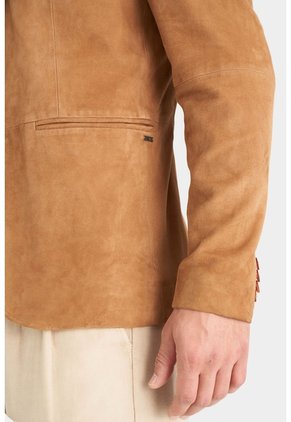 Blazer Niger De Gamuza Para Hombre Fit Semi Ajustado Blazer Niger De Gamuza Para Hombre Fit Semi Ajustado Miel S VÉLEZ