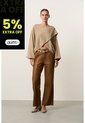 Sweater Oversize Tejido Para Mujer Cayena Sweater Oversize Tejido Para Mujer Cayena Arena XS VÉLEZ de Vélez