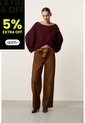 Sweater Oversize Tejido Para Mujer Cayena Sweater Oversize Tejido Para Mujer Cayena Vinotinto XS VÉLEZ de Vélez