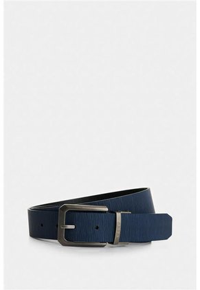 Cinturón Doble Faz De Cuero Para Hombre Lucian Cinturón Doble Faz De Cuero Para Hombre Lucian Azul Oscuro 30 VÉLEZ