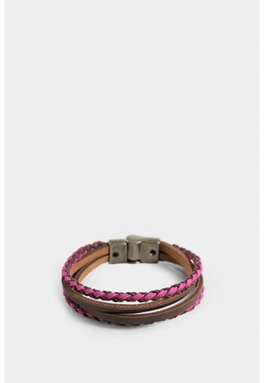 Manilla Alpin De Cuero Trenzado Para Hombre Contraste Manilla Alpin De Cuero Trenzado Para Hombre Contraste Cafe Vélez