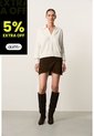 Polo Manga Larga Tejida Para Mujer Ambe Polo Manga Larga Tejida Para Mujer Ambe Blanco XS VÉLEZ de Vélez