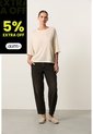 Camiseta Oversize Para Mujer Nativo Camiseta Oversize Para Mujer Nativo Crema L VÉLEZ de Vélez