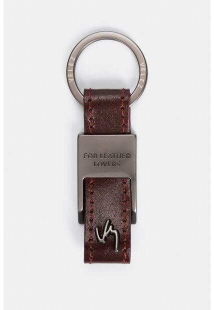 Llavero De Cuero Argolla Llavero De Cuero Argolla Vinotinto VÉLEZ