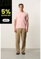 Camiseta Manga Corta Tejida Para Hombre Brisa Camiseta Manga Corta Tejida Para Hombre Brisa Rosado XL VÉLEZ de Vélez
