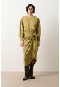 Vestido Antay Silueta Wrap Para Mujer Vestido Antay Silueta Wrap Para Mujer Verde Oliva 10 VÉLEZ de Vélez