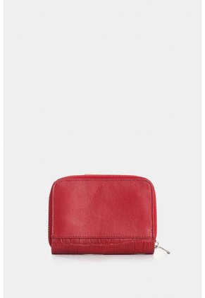 Billetera Hiedra De Cuero Para Mujer Grabado Billetera Hiedra De Cuero Para Mujer Grabado Rojo VÉLEZ