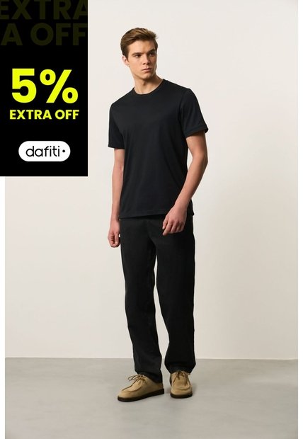 Camiseta Pacífico Manga Corta Para Hombre Semi-fitted Camiseta Pacífico Manga Corta Para Hombre Semi-fitted Negro XXL VÉLEZ