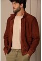 Chaqueta Bomber Azalea De Gamuza Para Hombre Bolsillos Chaqueta Bomber Azalea De Gamuza Para Hombre Bolsillos Terracota M Vélez de Vélez