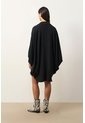 Vestido Sereno Para Mujer Manga Murciélago Vestido Sereno Para Mujer Manga Murciélago Negro 10 VÉLEZ de Vélez
