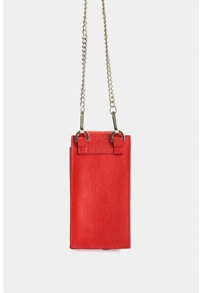 Porta Celular Serpia De Cuero Para Mujer Grabado Porta Celular Serpia De Cuero Para Mujer Grabado Rojo VÉLEZ