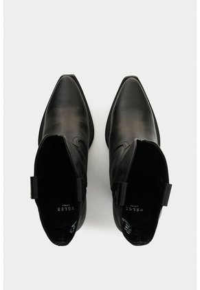 Botin Texano En Cuero Para Mujer Isla Botin Texano En Cuero Para Mujer Isla Negro 34 VÉLEZ