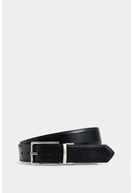 Cinturón Doble Faz Plutón De Cuero Para Hombre Costura Decorativa Cinturón Doble Faz Plutón De Cuero Para Hombre Costura Decorativa Negro 42 Vélez