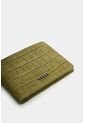 Billetera En Cuero Nobuck Croco Para Hombre Tessa 2.0 Billetera En Cuero Nobuck Croco Para Hombre Tessa 2.0 Verde Oliva VÉLEZ de Vélez