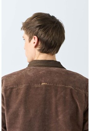 Sobrecamisa Alcor Manga Larga Para Hombre Semi Fitted Sobrecamisa Alcor Manga Larga Para Hombre Semi Fitted Cafe XXL VÉLEZ