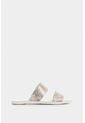Sandalia Plana Iris De Cuero Para Mujer Grabada Sandalia Plana Iris De Cuero Para Mujer Grabada Plata 36 VÉLEZ de Vélez