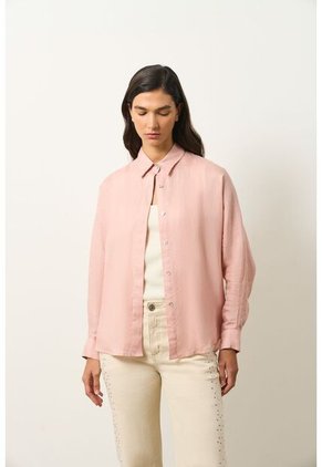 Camisa Peonia Para Mujer Manga Murciélago Camisa Peonia Para Mujer Manga Murciélago Natural XS VÉLEZ