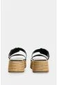 Sandalia Plataforma En Cuero Y Yute Para Mujer Ikal Sandalia Plataforma En Cuero Y Yute Para Mujer Ikal Negro 38 VÉLEZ de Vélez
