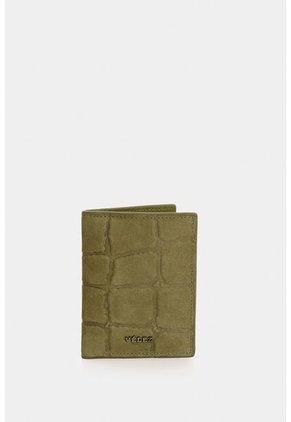 Portadocumentos En Cuero Para Mujer Gem Portadocumentos En Cuero Para Mujer Gem Verde Oliva VÉLEZ