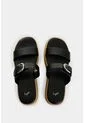 Sandalia Plataforma En Cuero Y Yute Para Mujer Ikal Sandalia Plataforma En Cuero Y Yute Para Mujer Ikal Negro 38 VÉLEZ de Vélez